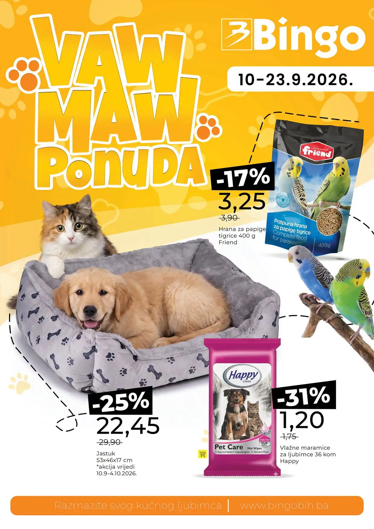 Bingo katalog VAW MAW PONUDA 10-23.9.2026. - str. 1