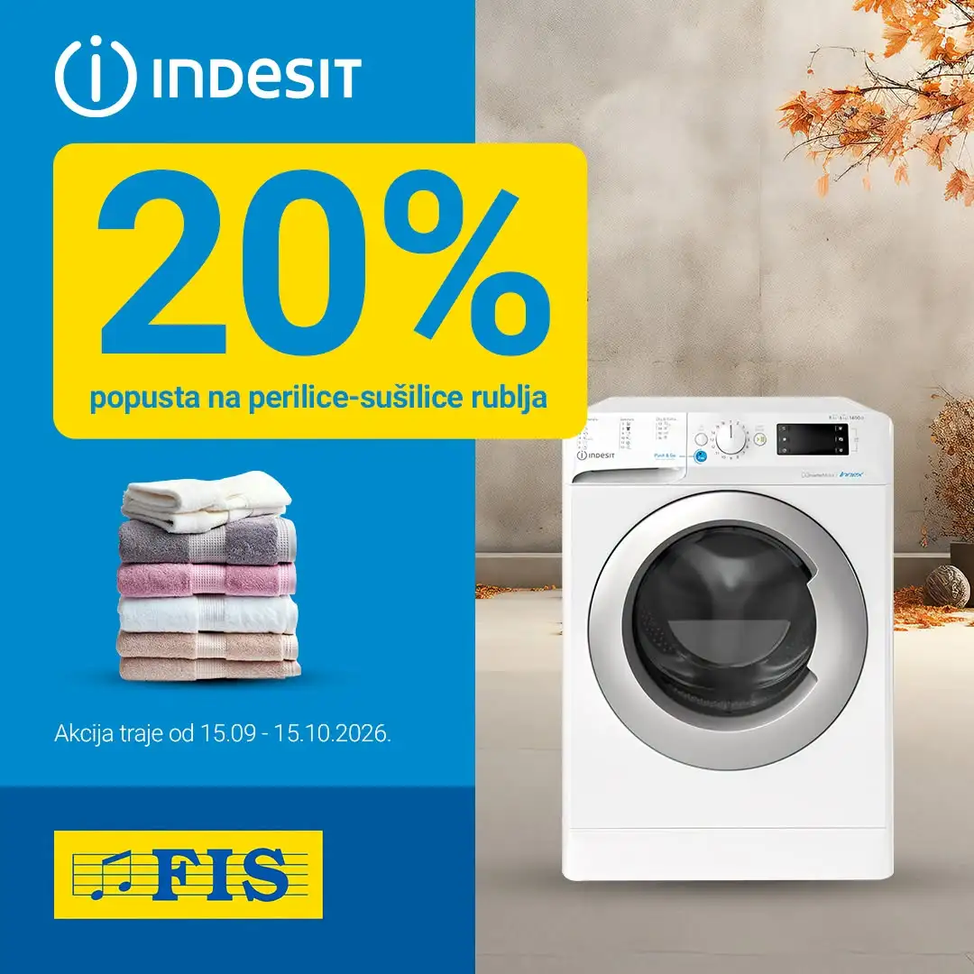 Fis akcija INDESIT I WHIRLPOOL 15.9-15.10.2026. - str. 1