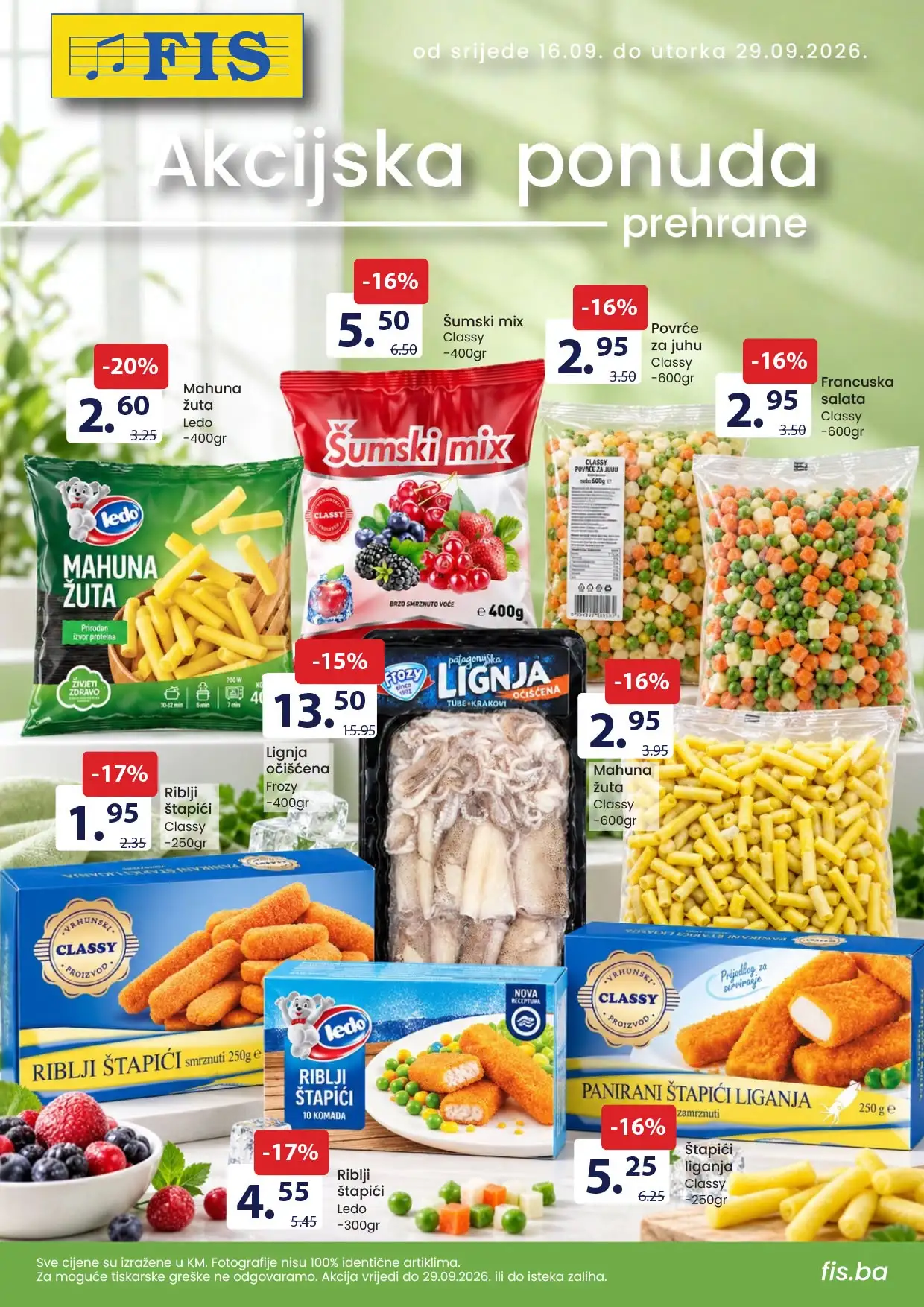 Fis katalog PREHRANA & HEMIJA 16-29.9.2026. - str. 1
