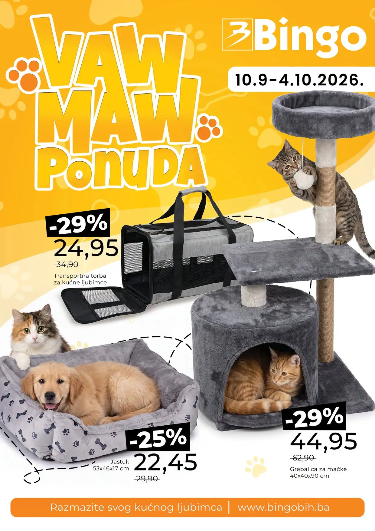 Bingo katalog VAW MAW PONUDA 10.9-4.10.2026. - str. 1