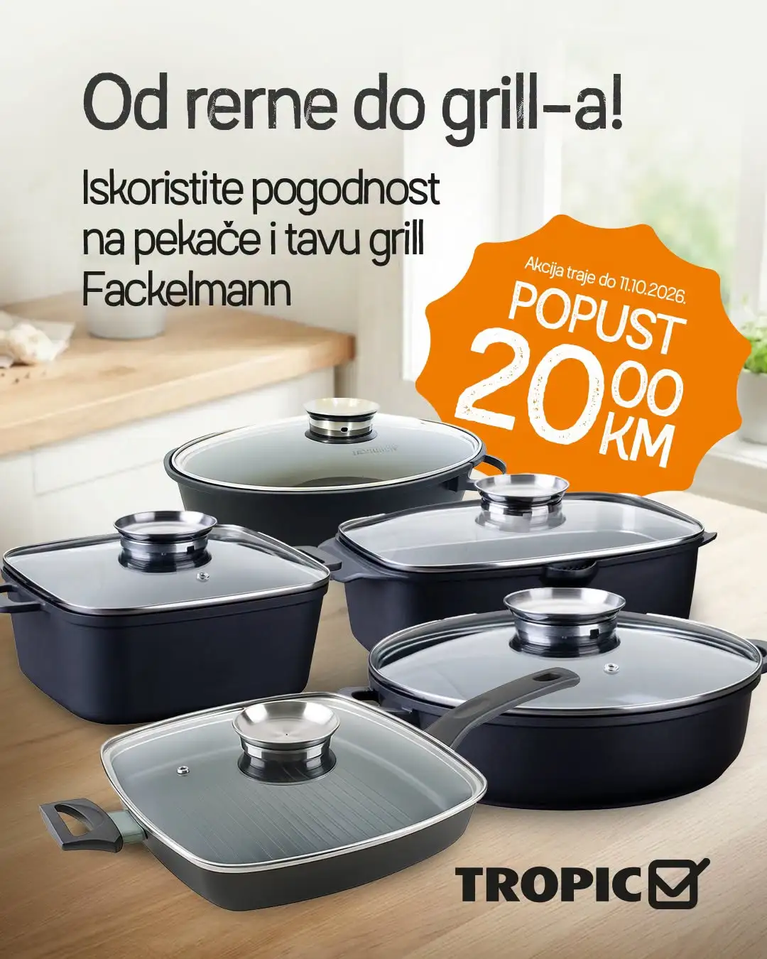 Tropic akcija POSUĐE - sniženje do 11.10.2026. - str. 1