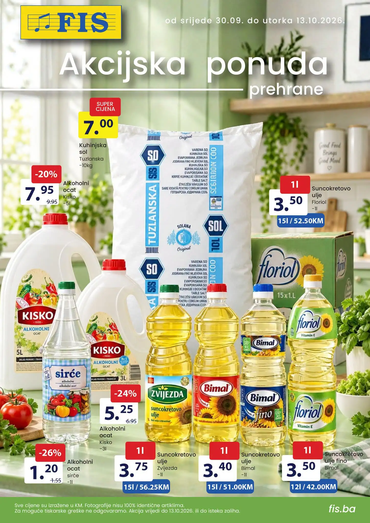 Fis katalog PREHRANA & HEMIJA 30.9-13.10.2026. - str. 1