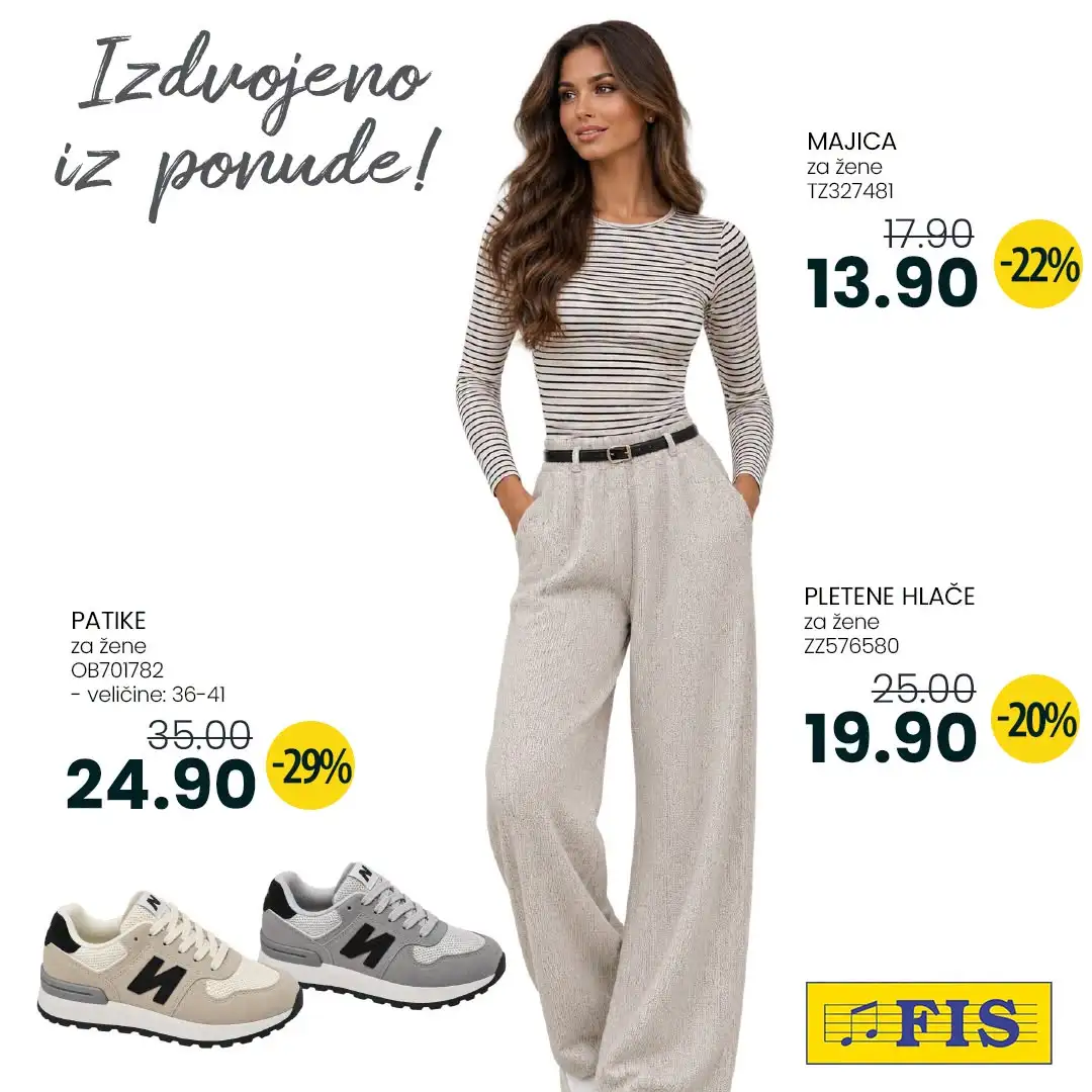Fis akcija JESENJA MODA – sniženje do 30.9.2026. - str. 10
