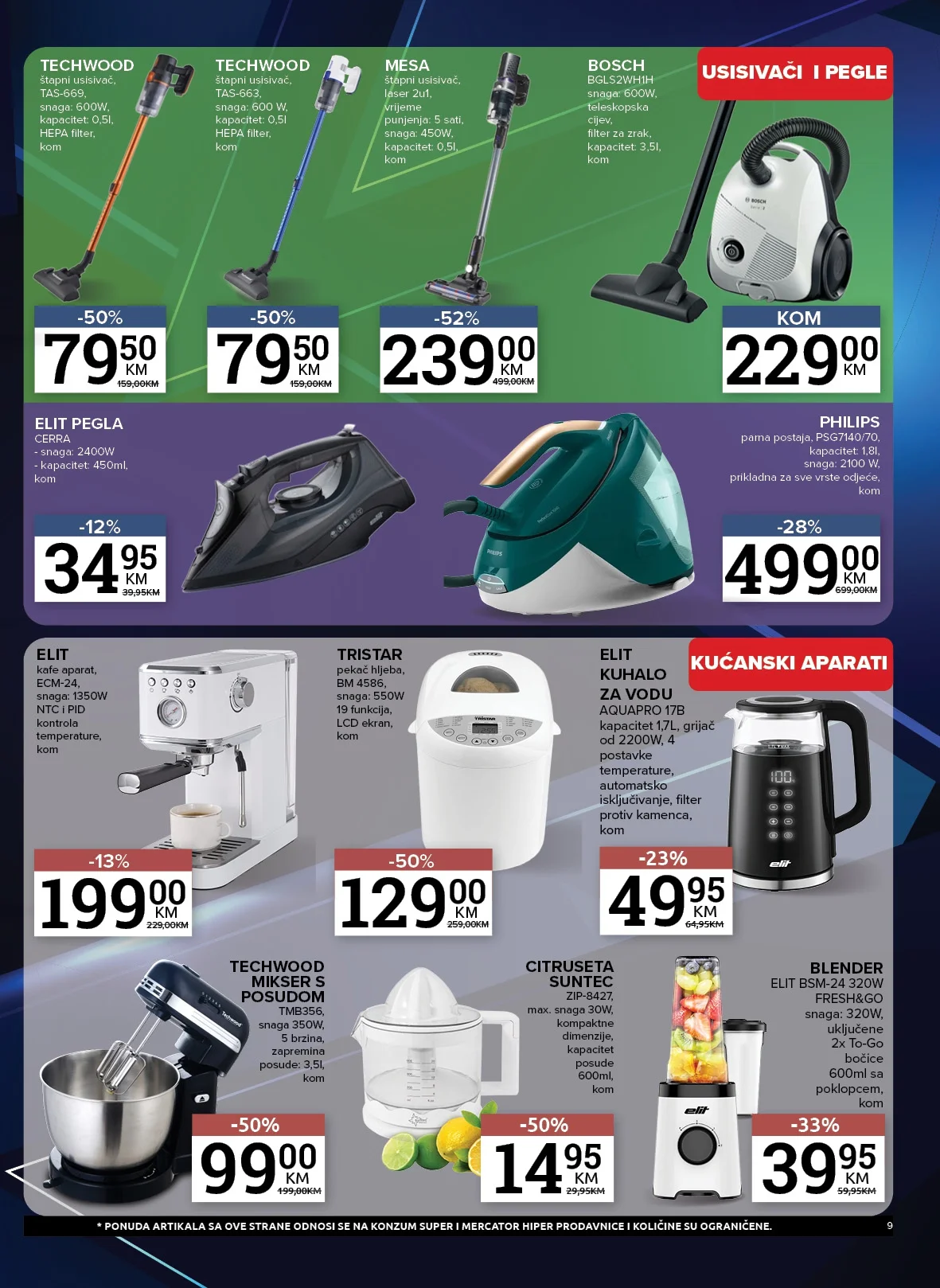 Konzum VELIKA RASPRODAJA - više od 450 artikala sniženo i do 93% 10-30.9.2026. - str. 9