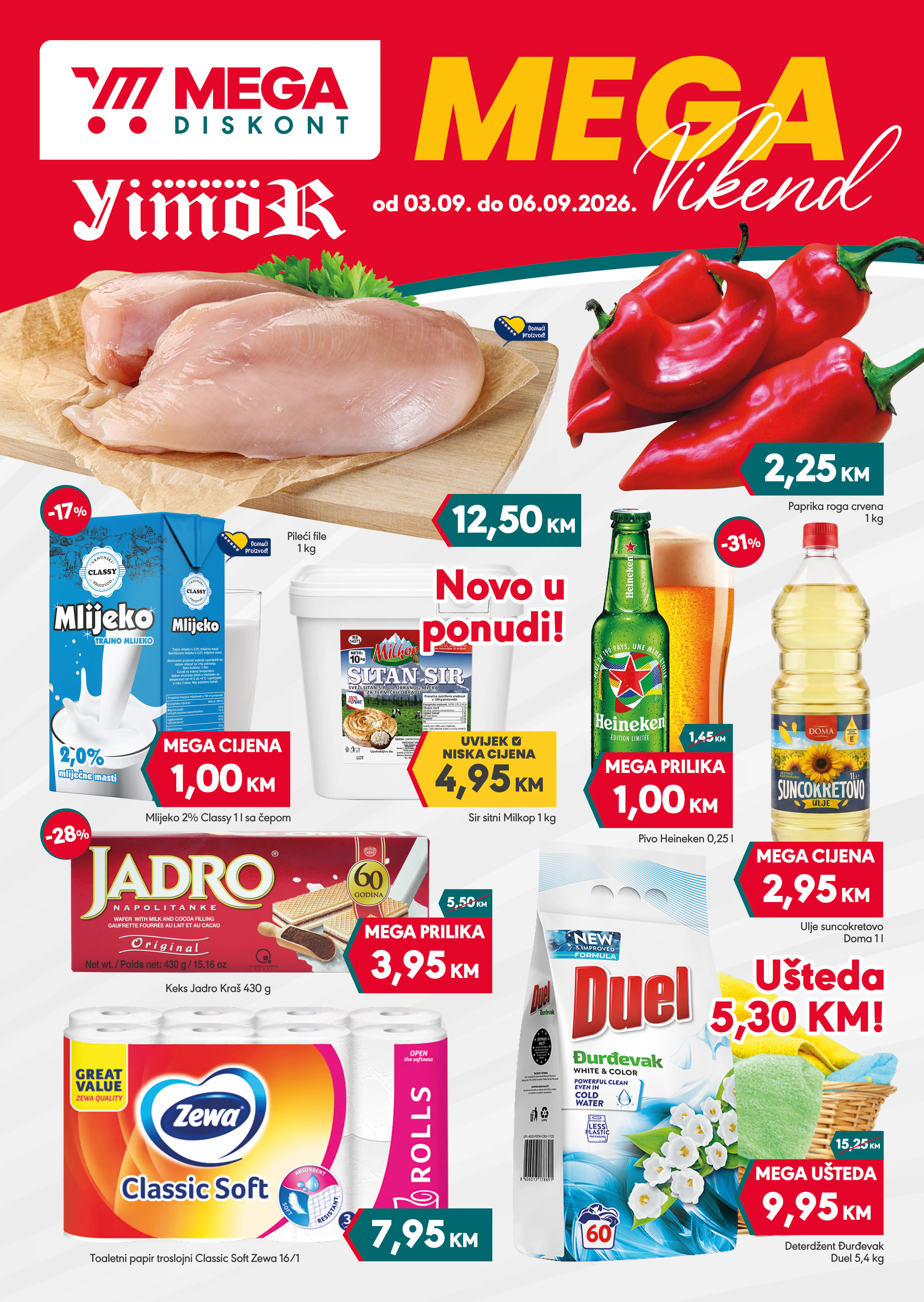 Mega Diskont vikend akcija 3-6.9.2026. - str. 1