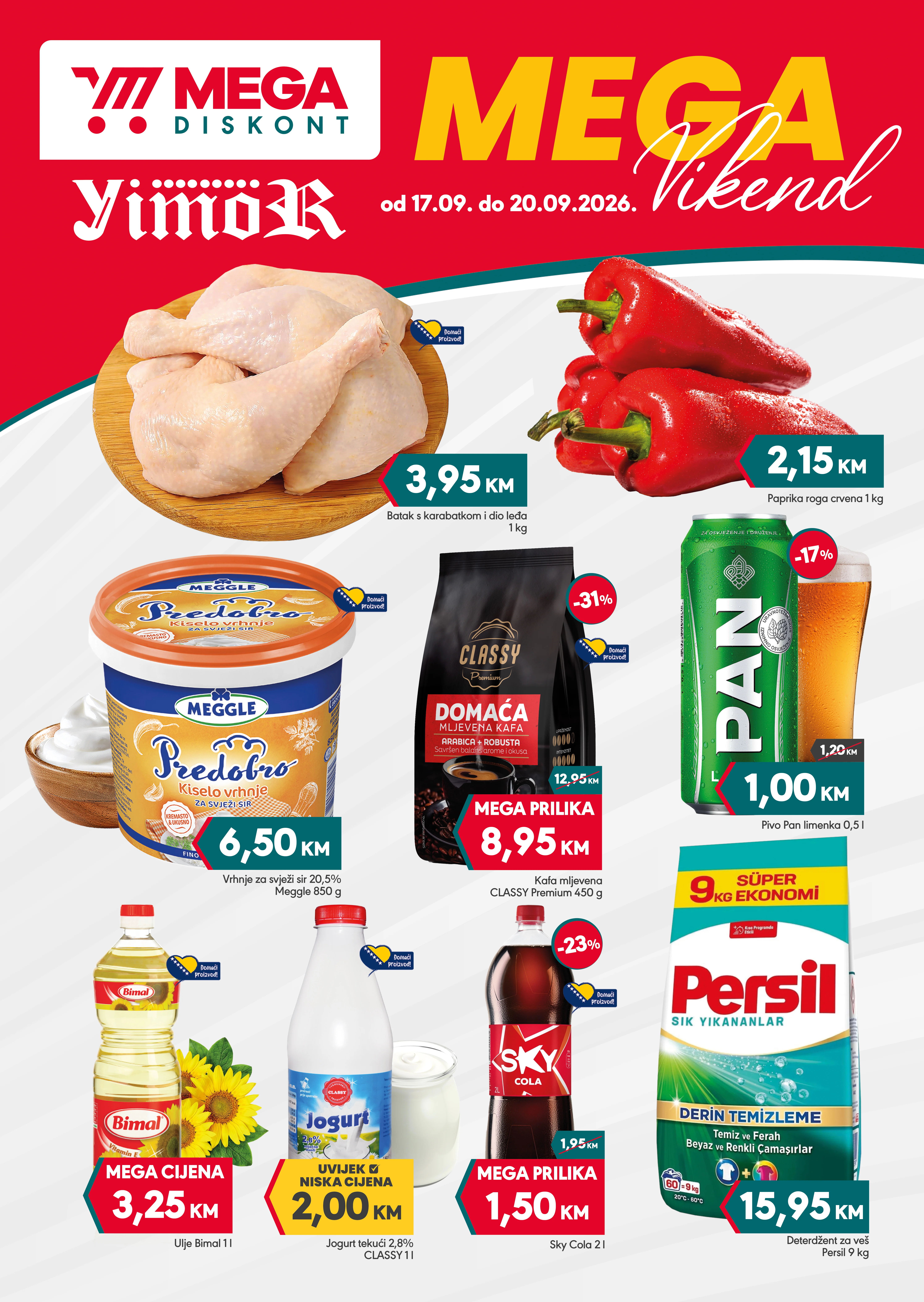 Mega Diskont vikend akcija 17-20.9.2026. - str. 1