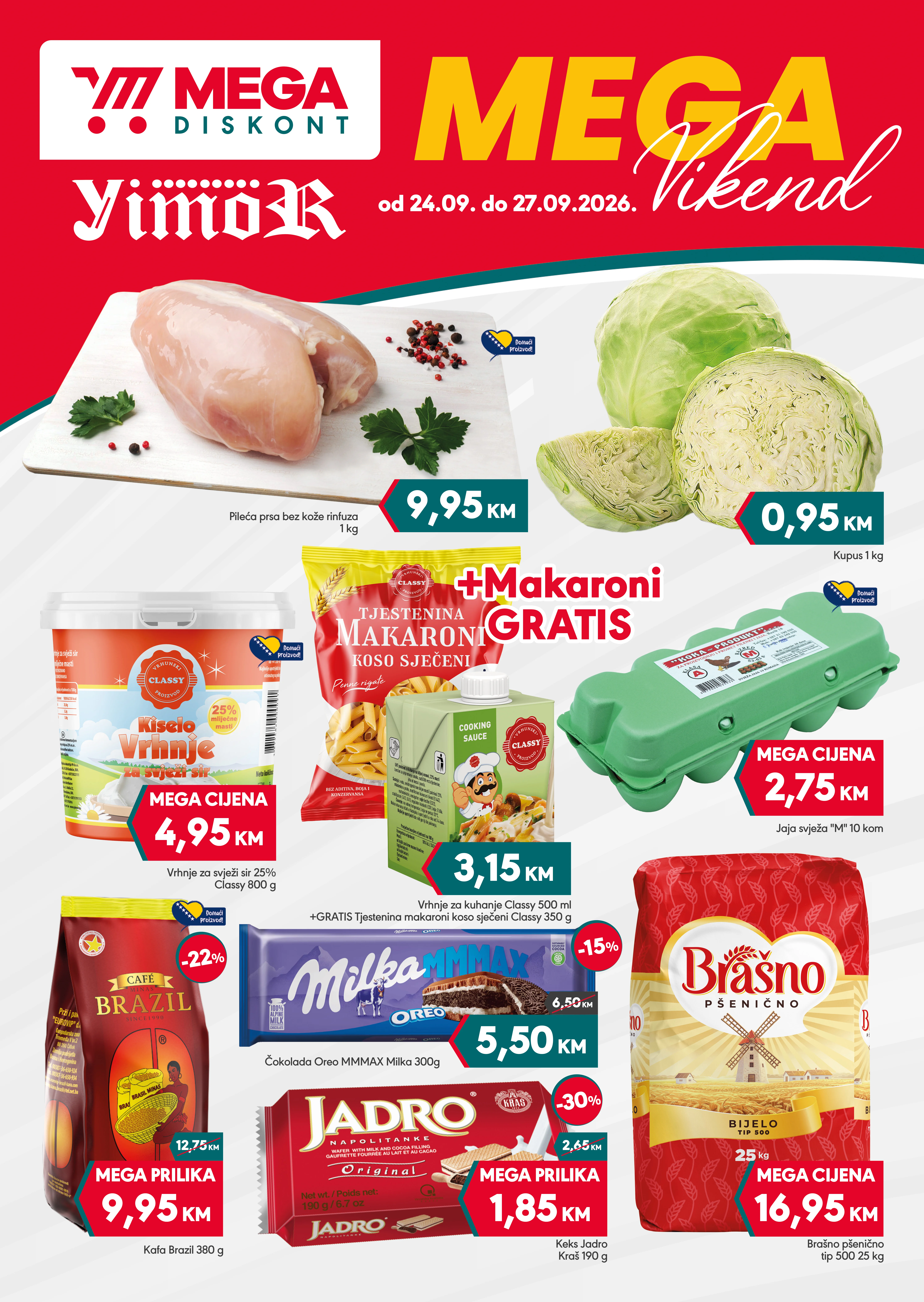 Mega Diskont vikend akcija 24-27.9.2026. - str. 1
