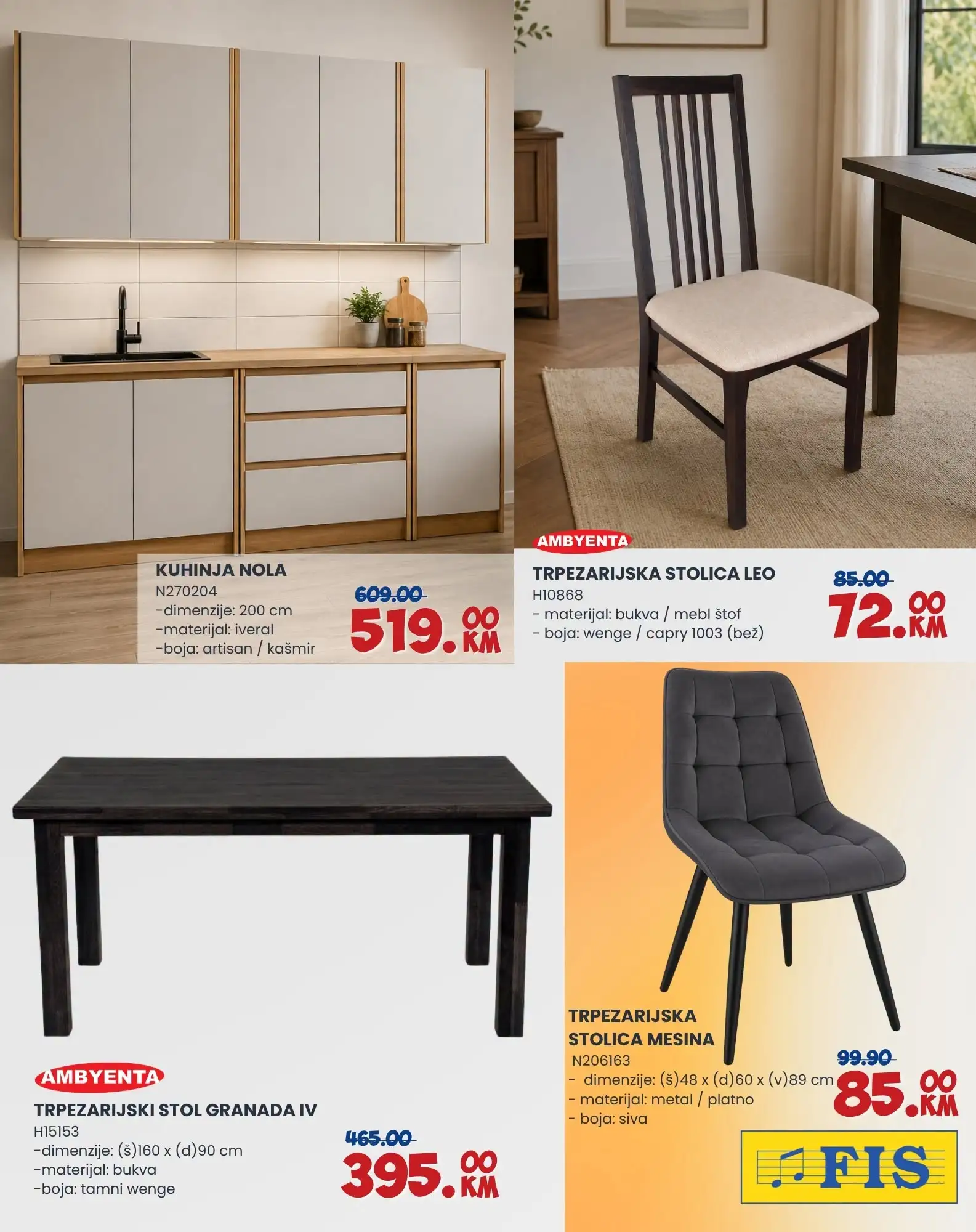 Fis katalog NAMJEŠTAJ - Super cijene za uređenje doma | 7-27.9.2026. - str. 3