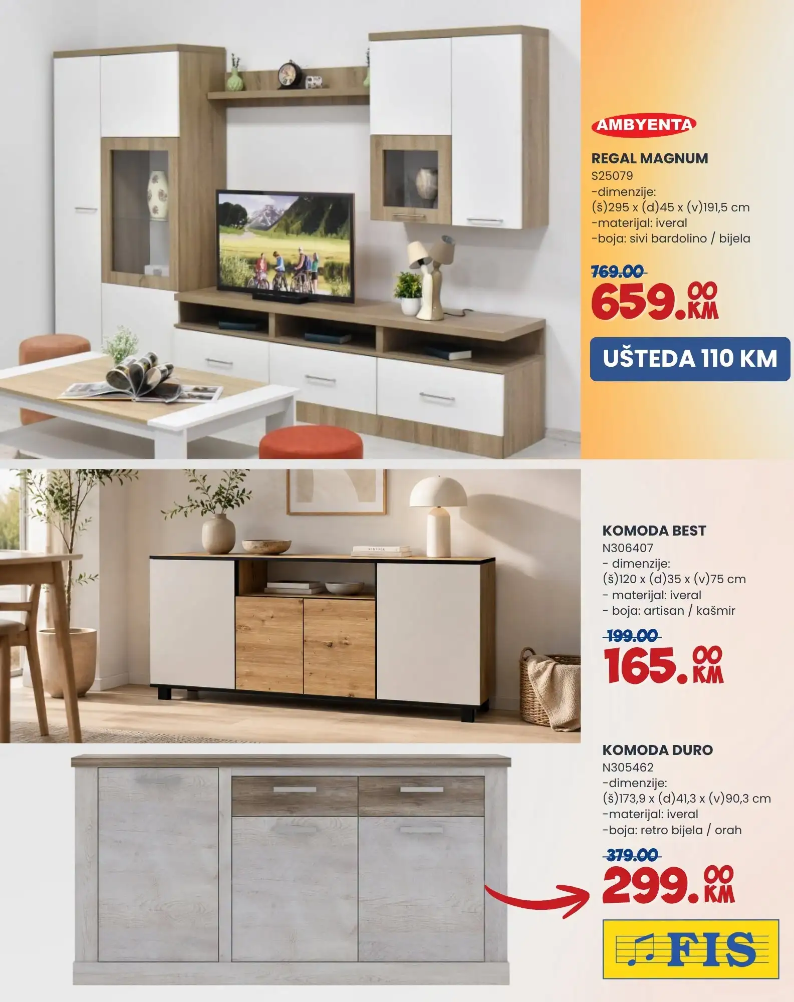 Fis katalog NAMJEŠTAJ - Super cijene za uređenje doma | 7-27.9.2026. - str. 8