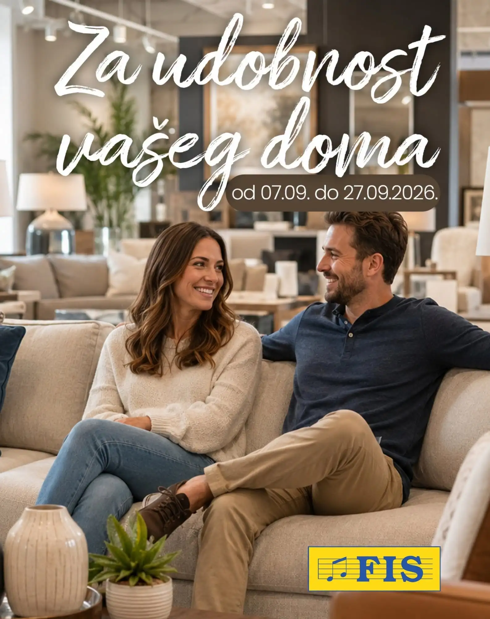 Fis katalog NAMJEŠTAJ - Super cijene za uređenje doma | 7-27.9.2026. - str. 1