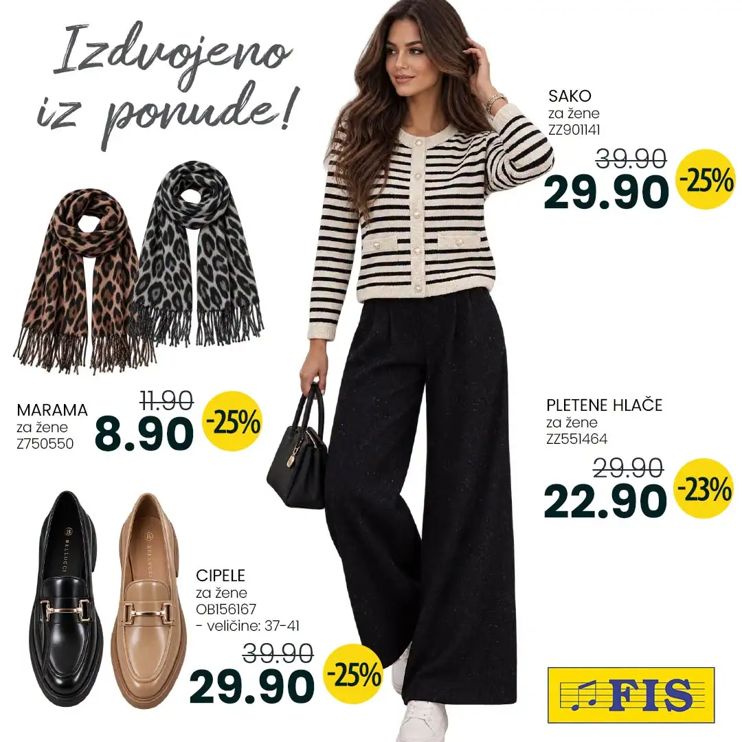 Fis akcija JESENJA MODA – sniženje do 30.9.2026. - str. 8