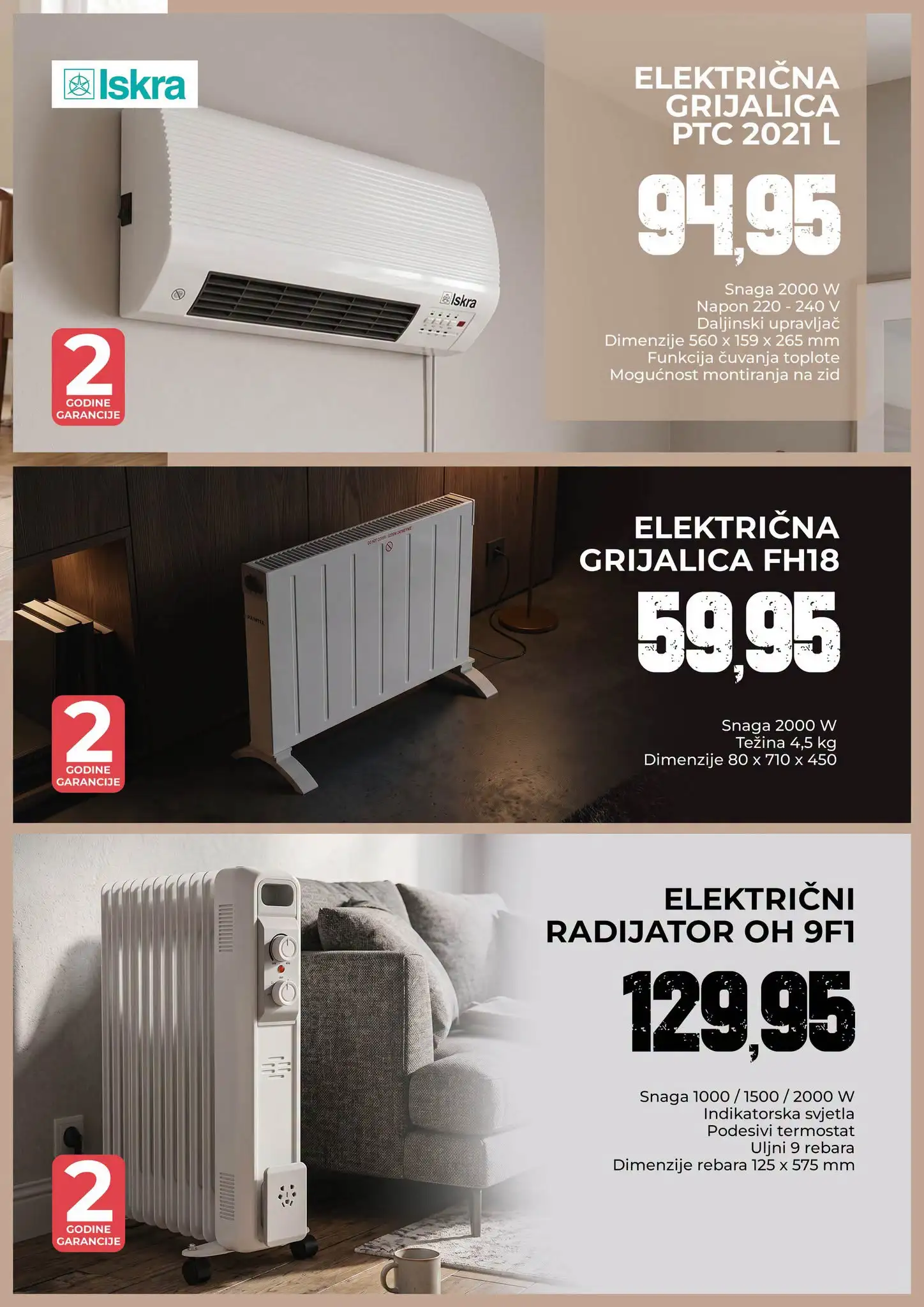 Bingo katalog Utopli dom: Kamini, grijalice i štednjaci 28.9-11.10.2026. - str. 9