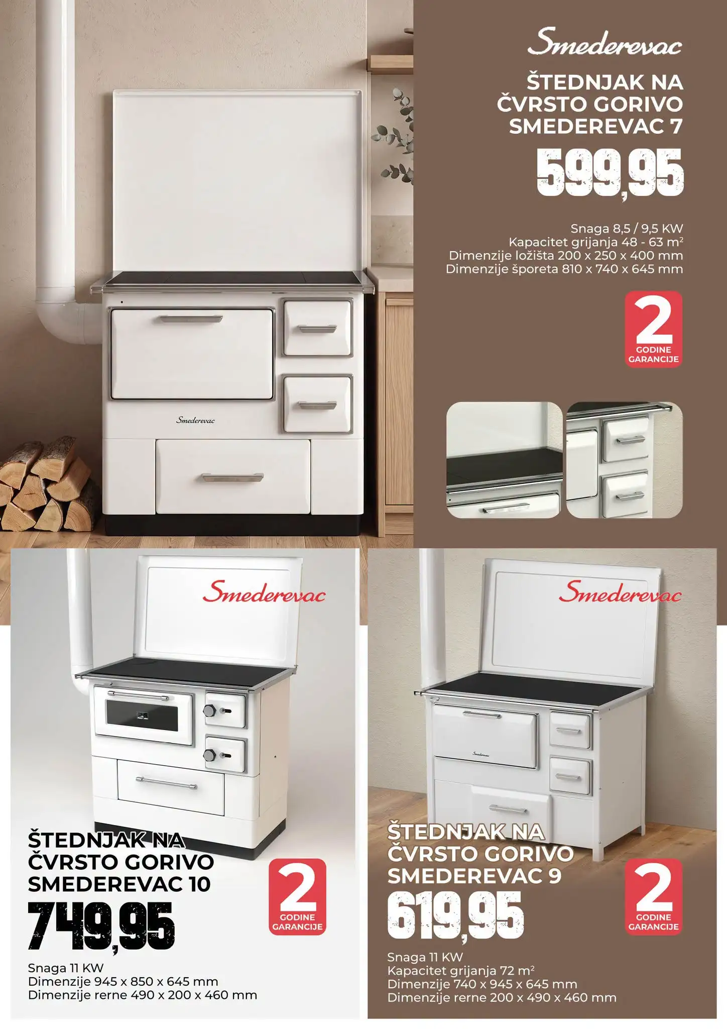 Bingo katalog Utopli dom: Kamini, grijalice i štednjaci 28.9-11.10.2026. - str. 2