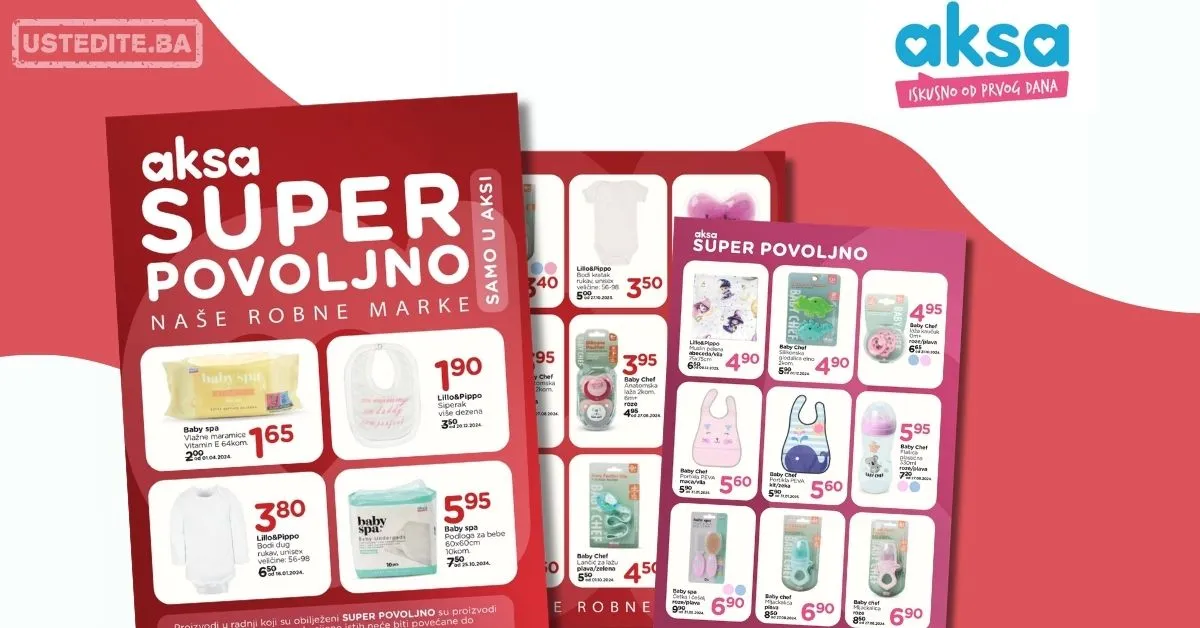 Aksa SUPER POVOLJNO – akcija do 31.12.2026.