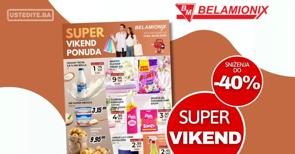 Belamionix vikend akcija 17-20.9.2026.