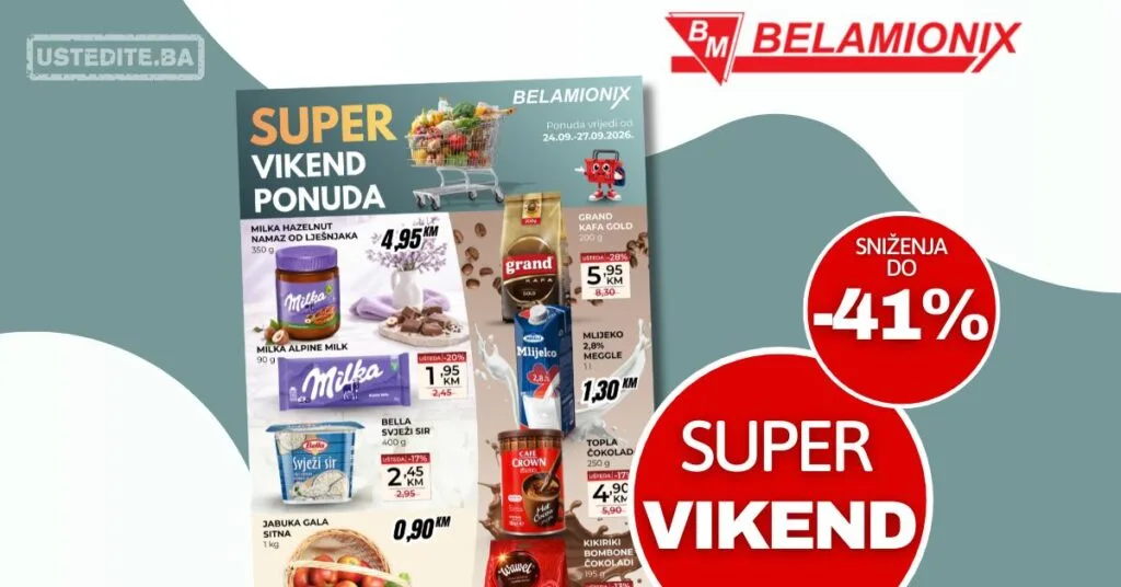 Belamionix vikend akcija 24-27.9.2026.