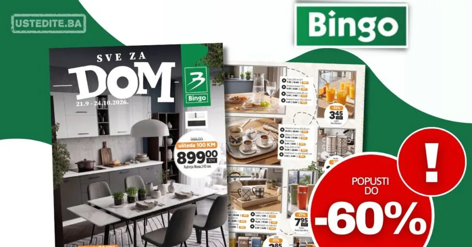 Bingo katalog SVE ZA DOM 21.9-24.10.2026.
