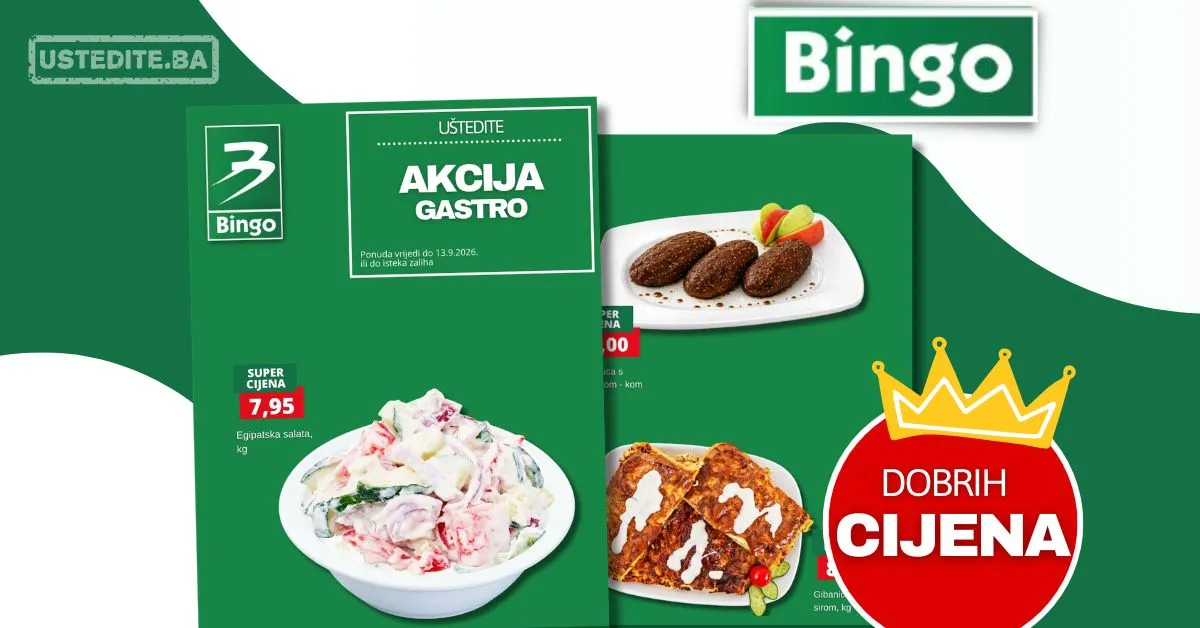 Bingo akcija GASTRO PONUDA - sniženje do 13.9.2026. - str. 2