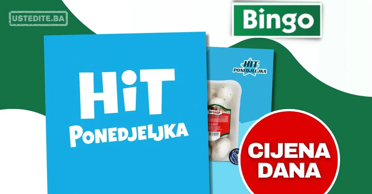 Bingo CIJENA DANA 14.9.2026