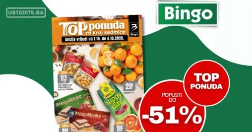 Bingo vikend akcija 1-4.10.2026.