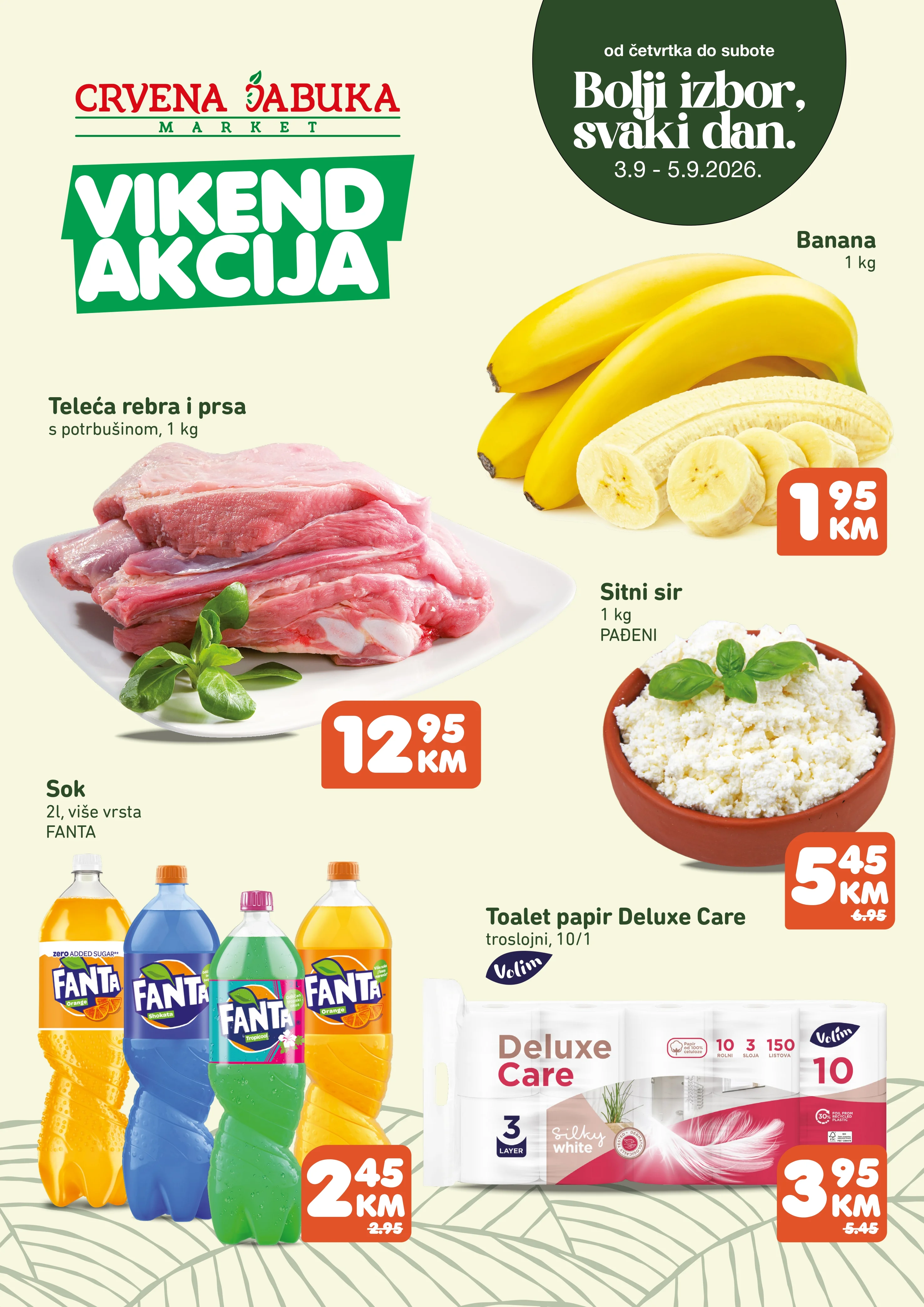 Crvena jabuka vikend akcija 3-5.9.2026. - str. 1