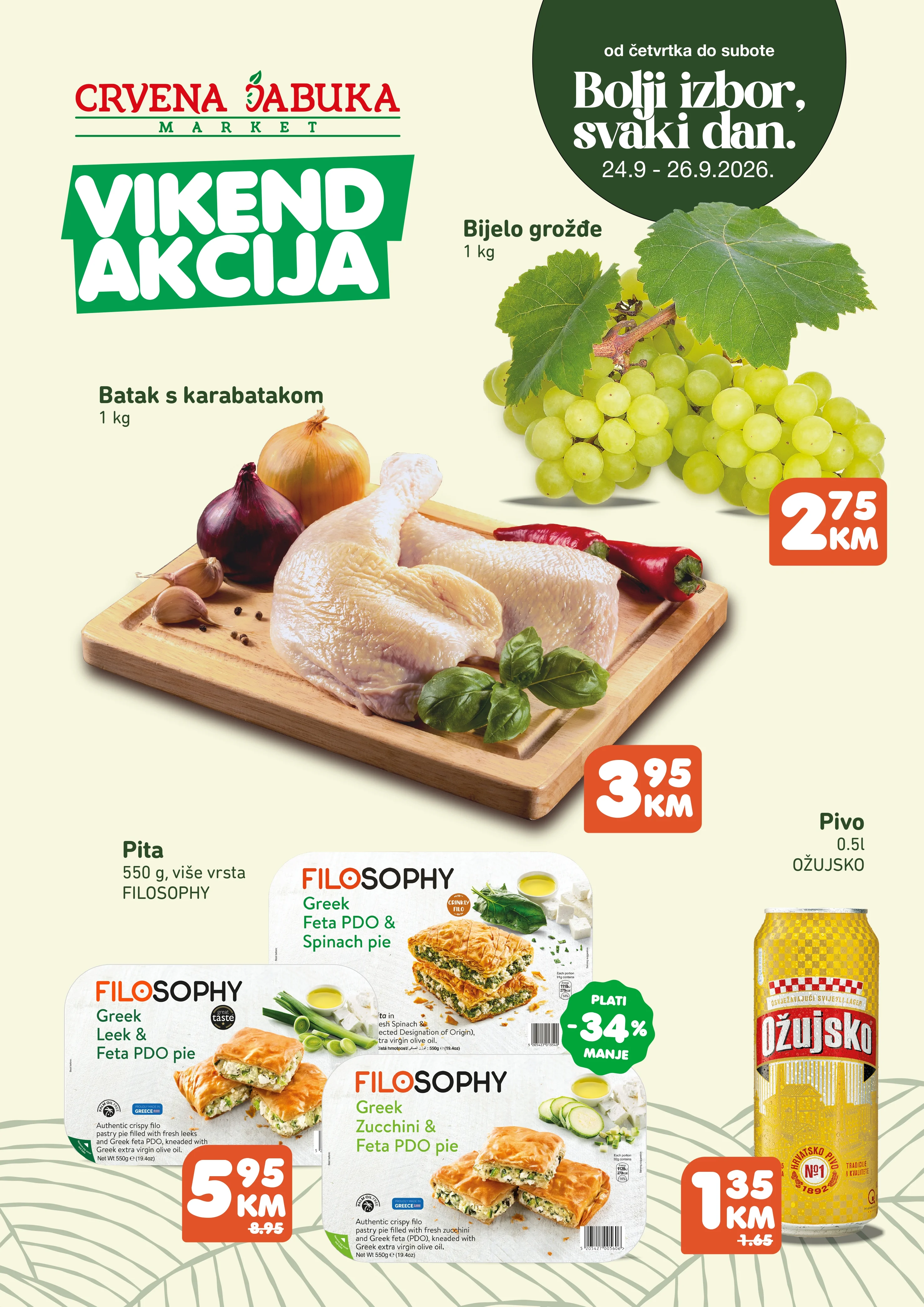 Crvena jabuka vikend akcija 24-26.9.2026. - str. 1