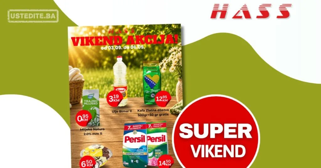 Hass komerc vikend akcija 3-6.9.2026.