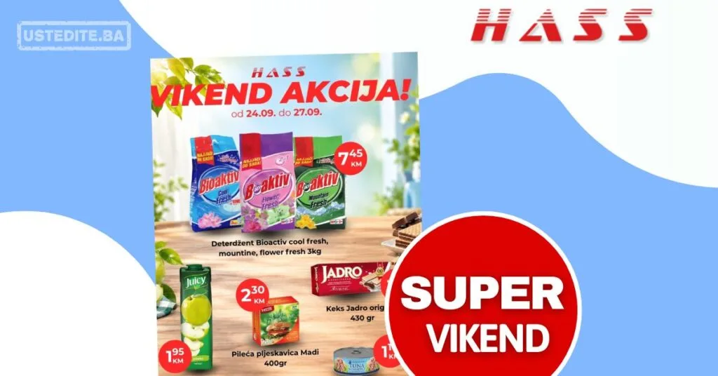 Hass komerc vikend akcija 24-27.9.2026.