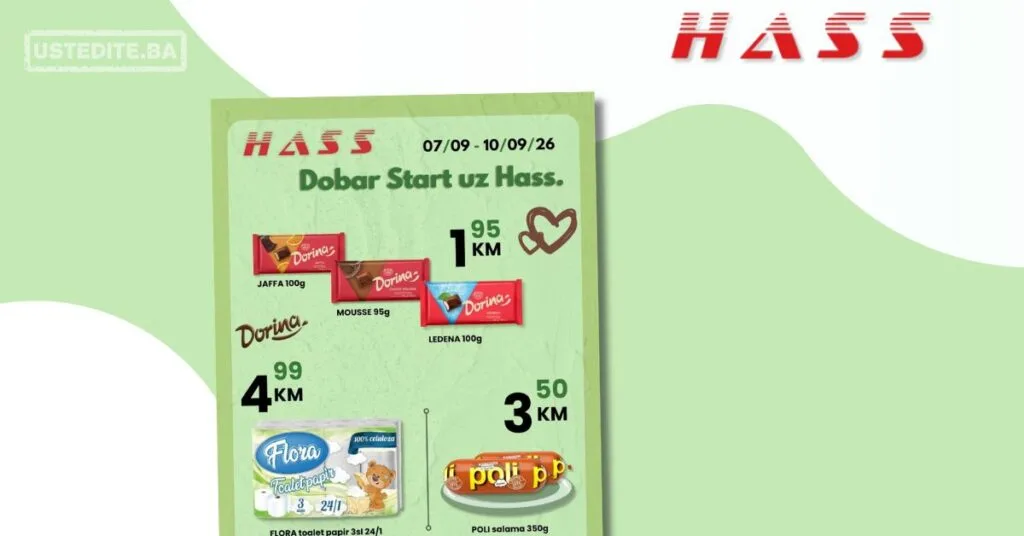 Hass komerc Zenica SEDMIČNA AKCIJA 7-10.9.2026.