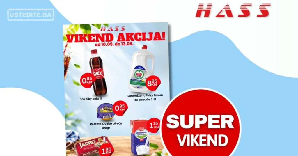 Hass komerc vikend akcija 10-13.9.2026.