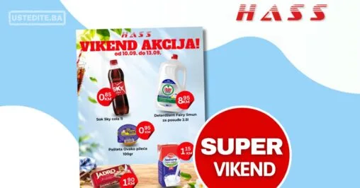 Hass komerc vikend akcija 10-13.9.2026.