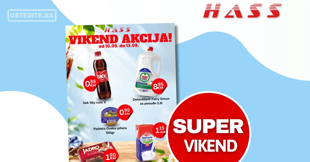 Hass komerc vikend akcija 10-13.9.2026.