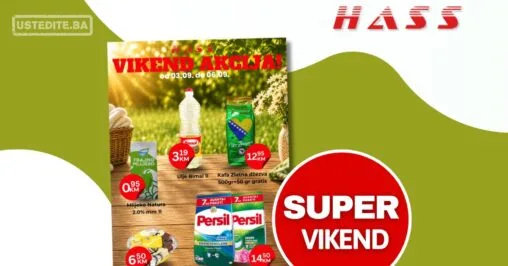 Hass komerc vikend akcija 3-6.9.2026.