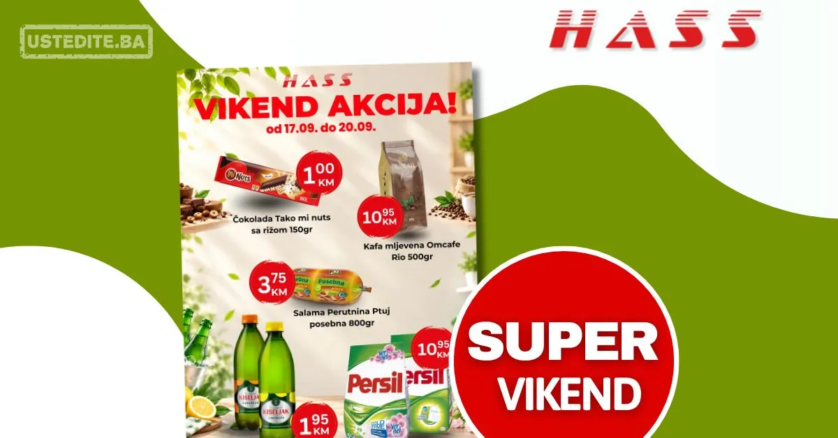 Hass komerc vikend akcija 17-20.9.2026.