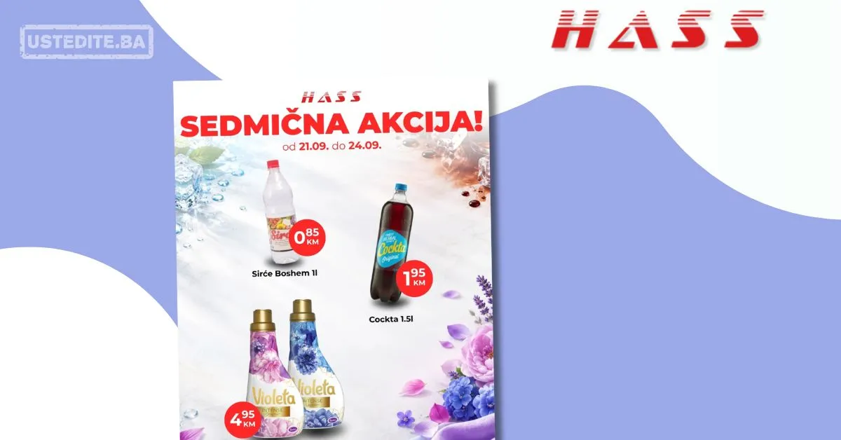 Hass komerc Zenica SEDMIČNA AKCIJA 21-24.9.2026.