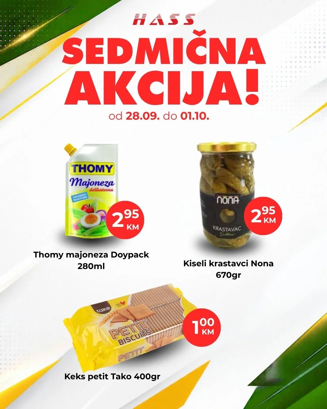 Hass komerc Zenica SEDMIČNA AKCIJA 28.9-1.10.2026. - str. 1
