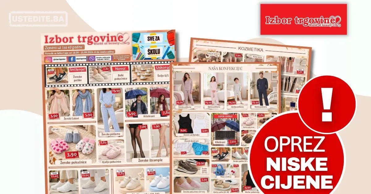 Izbor trgovine katalog 18-25.9.2026. -