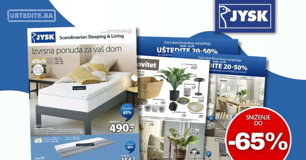 Jysk katalog 9.9-13.10.2026.
