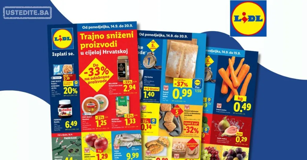 Lidl katalog HRVATSKA 14-20.9.2026.