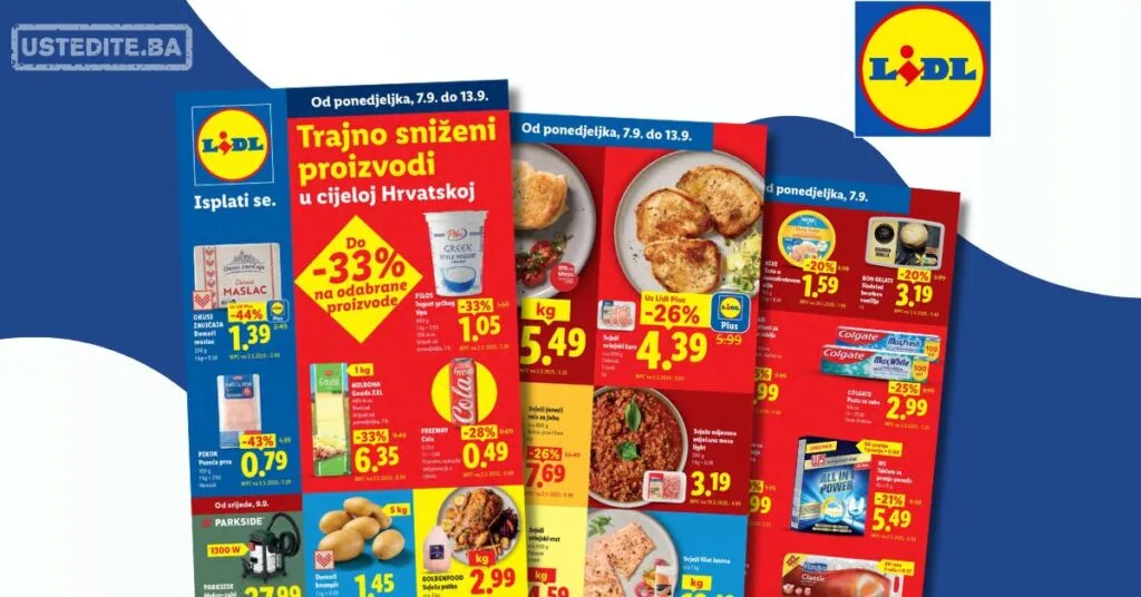 Lidl katalog HRVATSKA 7-13.9.2026.