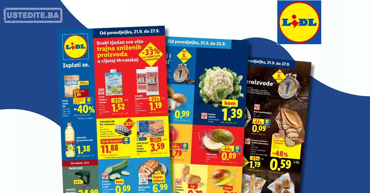 Lidl katalog HRVATSKA 21-27.9.2026.