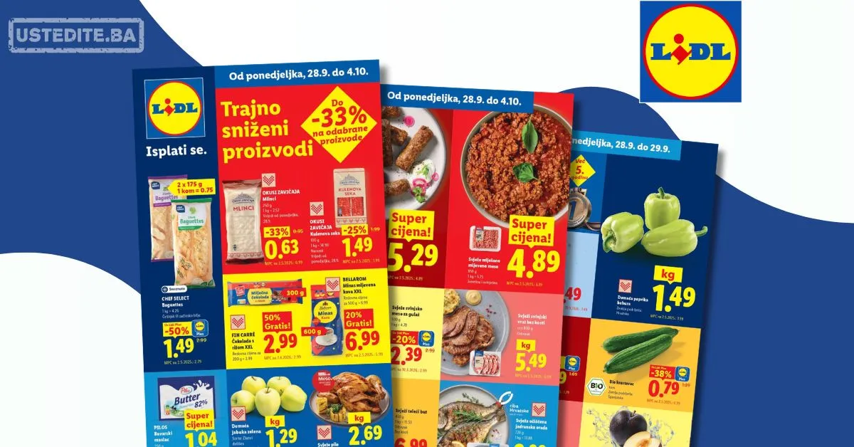 Lidl katalog HRVATSKA 28.9-4.10.2026.