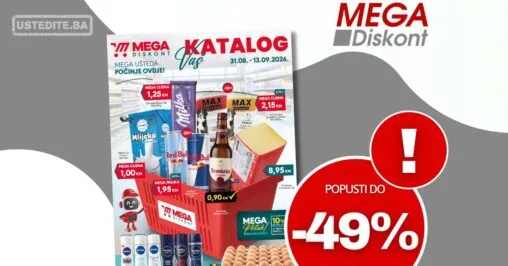 Mega Diskont katalog 31.8-13.9.2026.