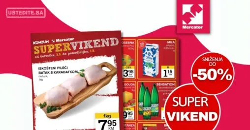 Mercator vikend akcija 3-7.9.2026.