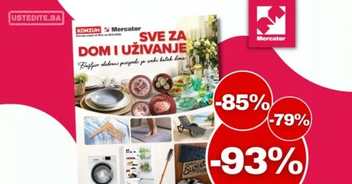 Mercator VELIKA RASPRODAJA - više od 450 artikala sniženo i do 93% 10-30.9.2026.