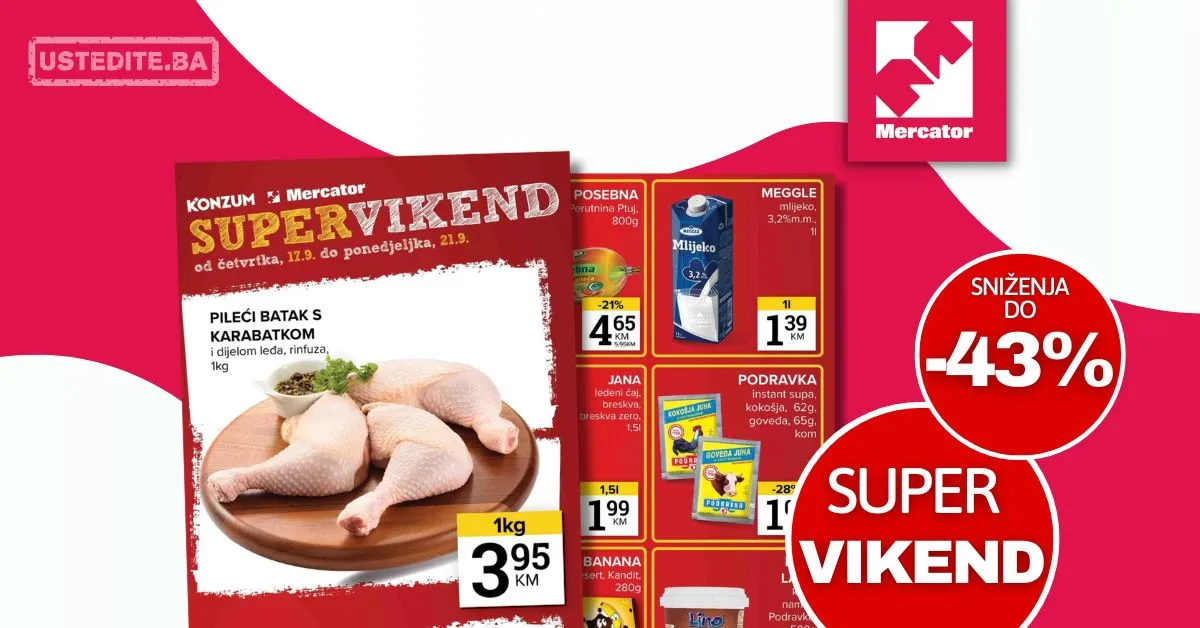 Mercator vikend akcija 17-21.9.2026.