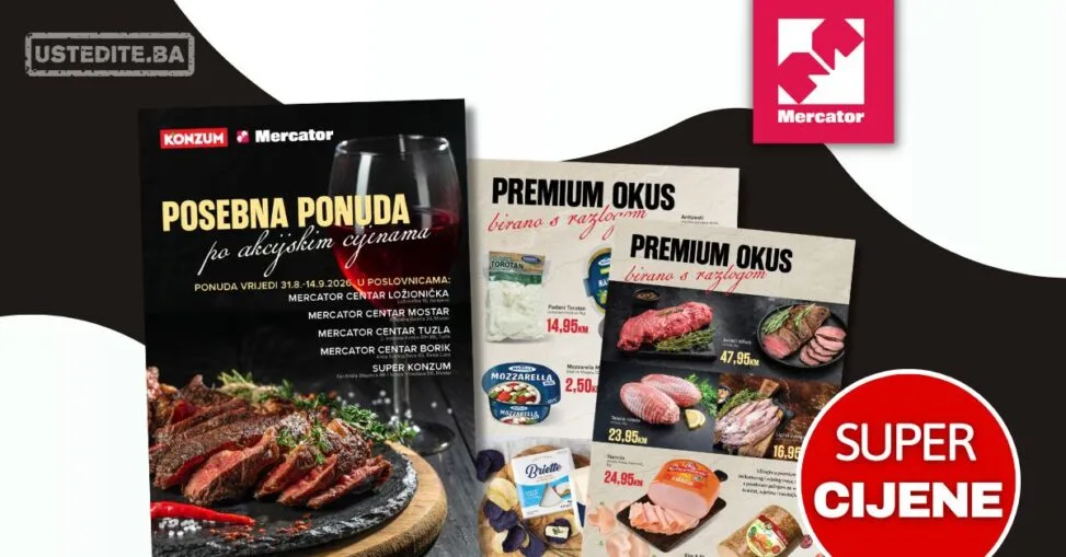 Mercator katalog POSEBNA PONUDA 31.8-14.9.2026.