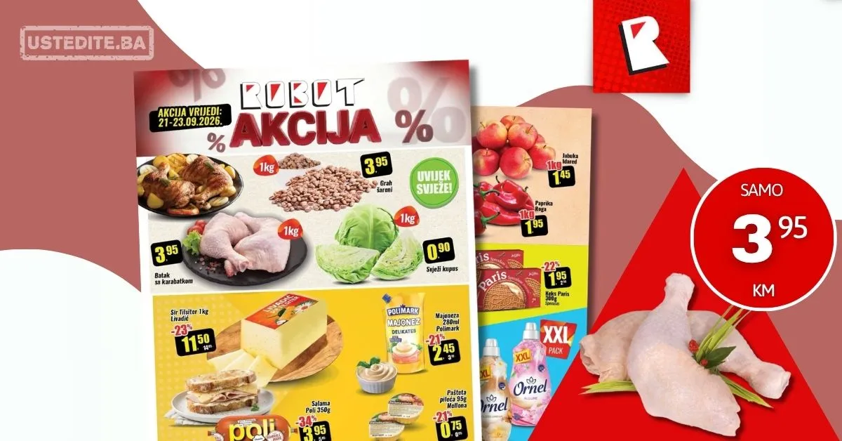 Robot akcija za početak sedmice 21-23.9.2026.