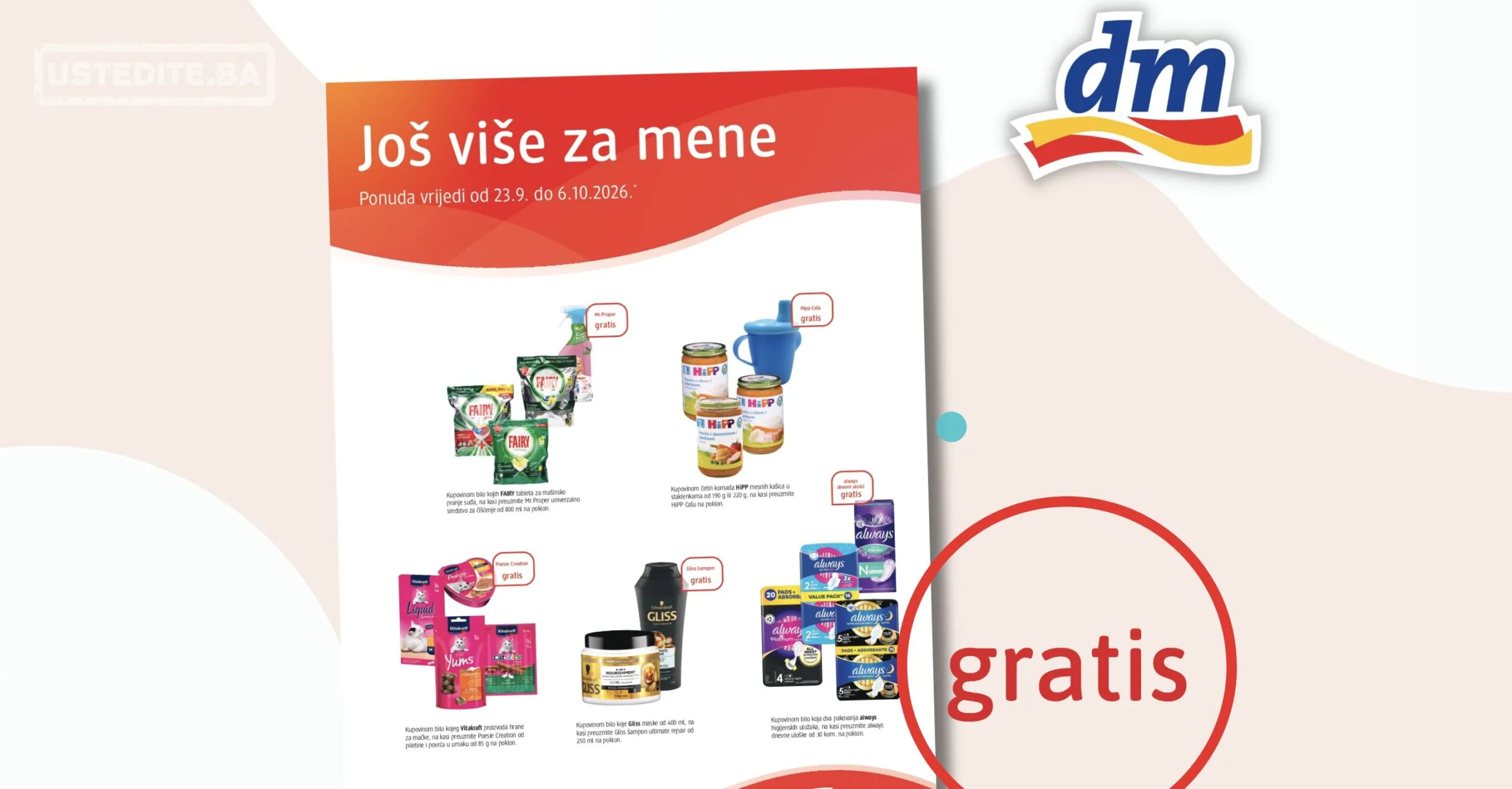 dm GRATIS 23.9-6.10.2026.