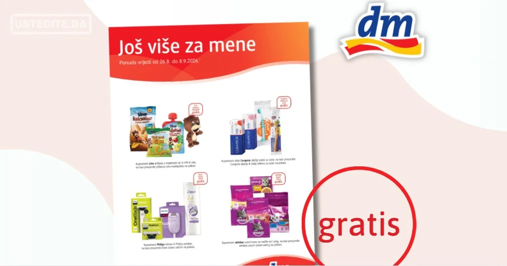 dm GRATIS 26.8-8.9.2026.